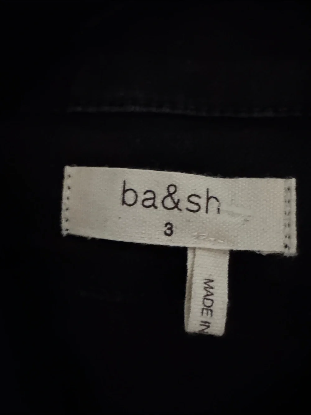 ba&sh TARIJA BLACKSTONE LADY DENIM BELTED UTILITY LUXURY JUMPSUIT 3 / US 10 /L - Picture 5 of 7